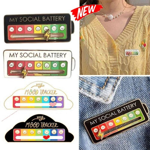 Interactive Mood Pins😊