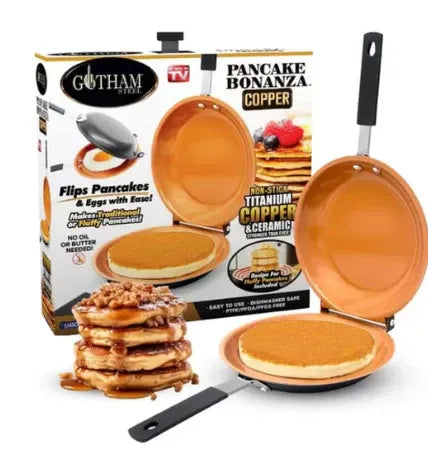 🍳✨ DOUBLE-SIDED NON-STICK PAN ⭐ Cook Easily👨