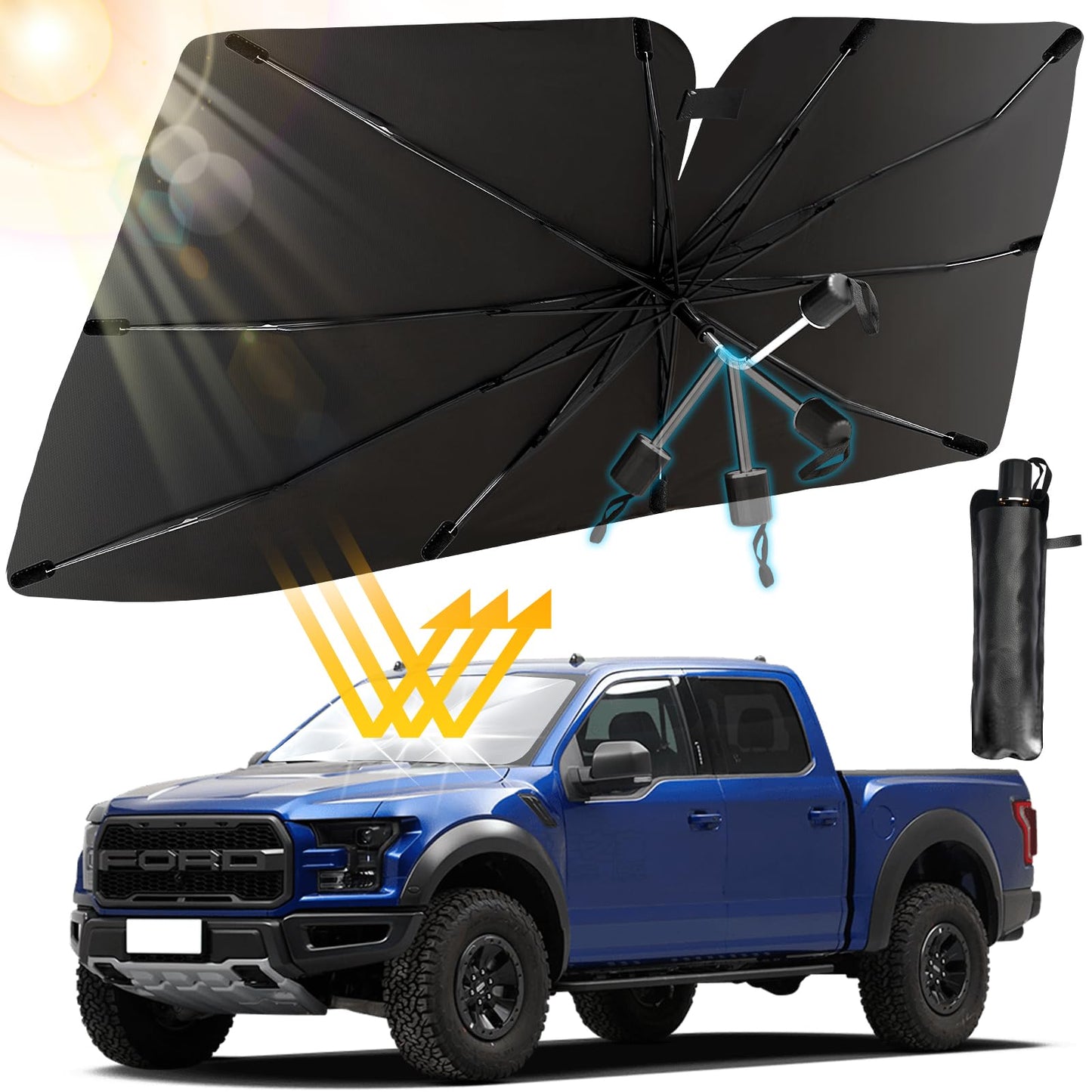 2025 Foldable Anti-UV Windshield Sunshade