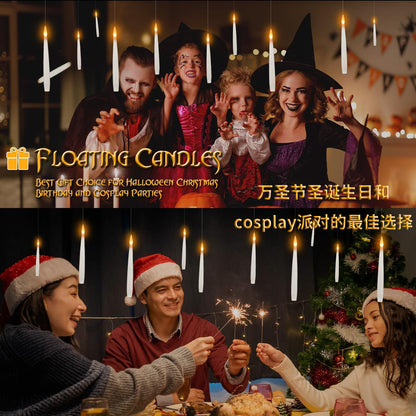 Halloween Floating Candles + Magic Wand