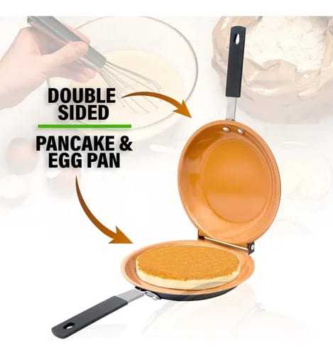 🍳✨ DOUBLE-SIDED NON-STICK PAN ⭐ Cook Easily👨