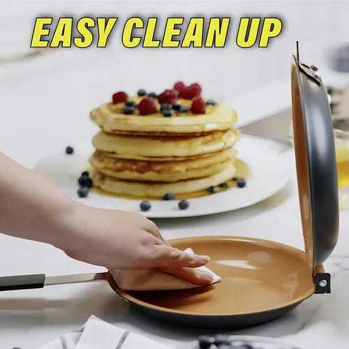 🍳✨ DOUBLE-SIDED NON-STICK PAN ⭐ Cook Easily👨