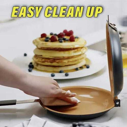 🍳✨ DOUBLE-SIDED NON-STICK PAN ⭐ Cook Easily👨