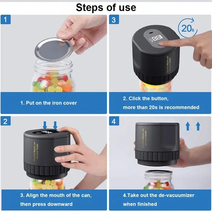 Auto Electric Mason jar Vacuum Sealer