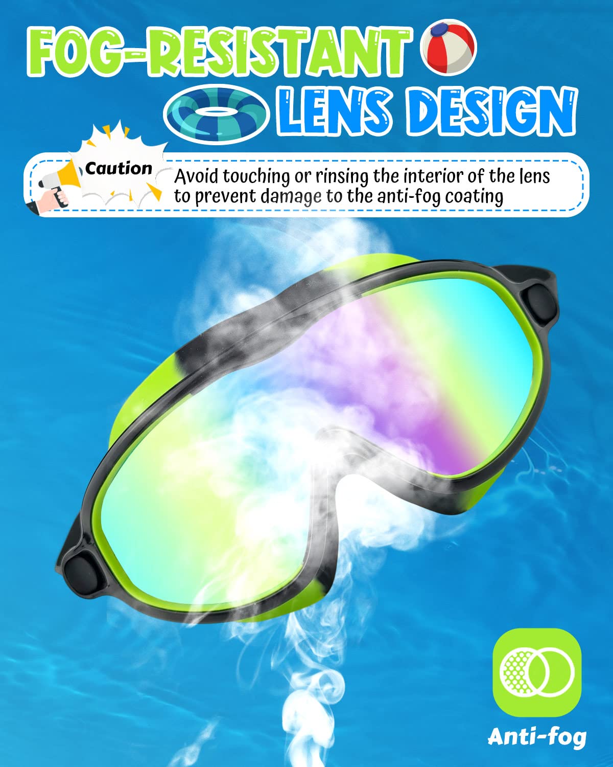 Wide Lens Swimming Goggles🏊‍