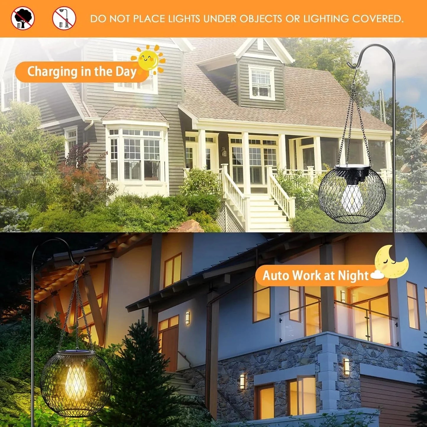 💡Upgraded Waterproof💧 Outdoor Solar Lantern🏮