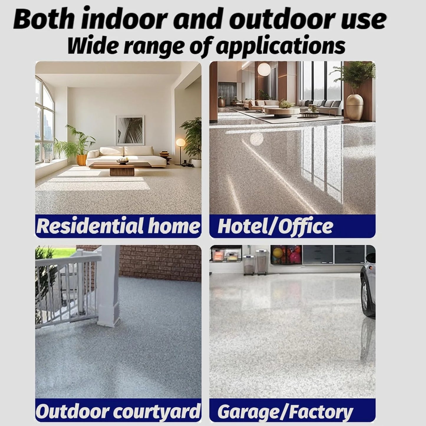 Epoxy Colored Sand Marble Floor Paint