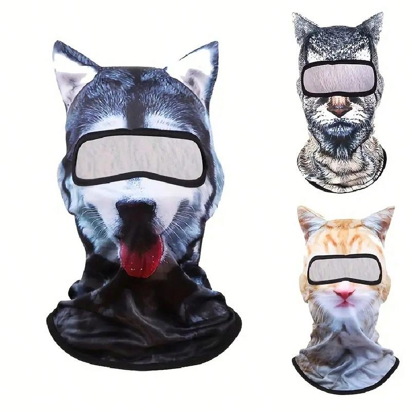✨🌞3D Fun Animal Masks - 🐕🐱🐺