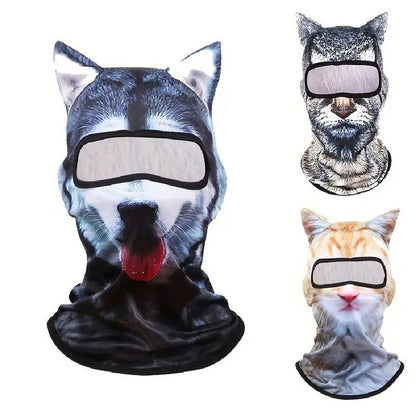 ✨🌞3D Fun Animal Masks - 🐕🐱🐺
