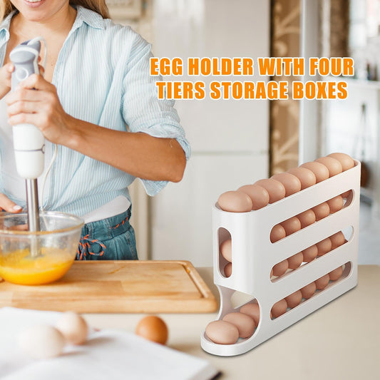 🥚4 Layer Egg Rack(Contain 28 Eggs)✨✨