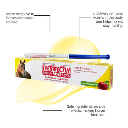 🔥Last Day 49% OFF - ivermectin Horse Paste 1.87% 6.08g Tubes