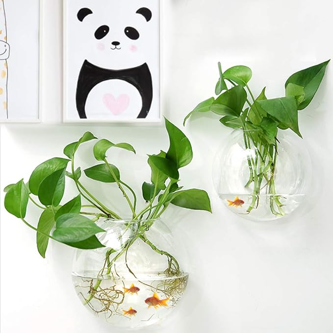 Wall-Hanging Fish Bowl🐟 Plant Containers🍃