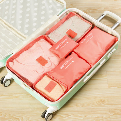 6 Piece Travel Luggage Storage Bag Set