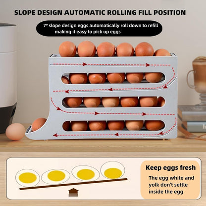 🥚4 Layer Egg Rack(Contain 28 Eggs)✨✨