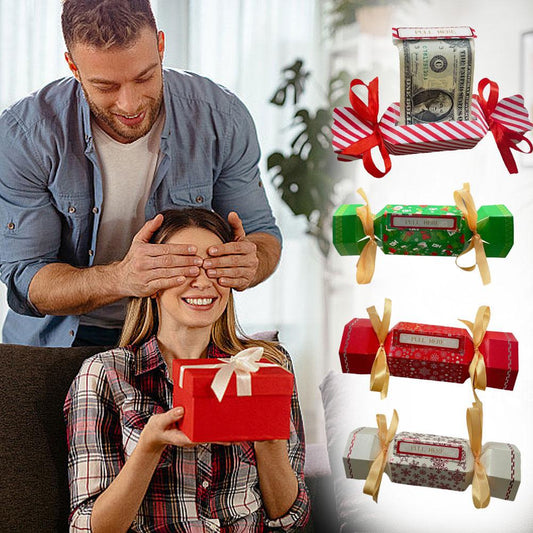 2PCS New Christmas Surprise Money Pull Pouch