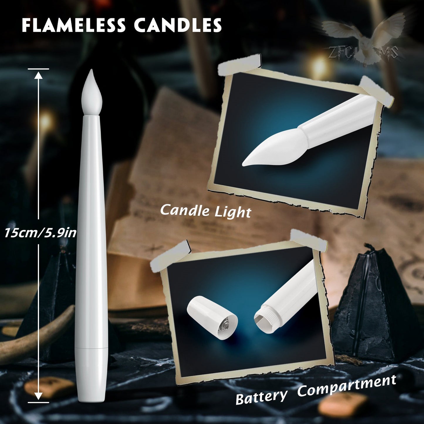 Halloween Floating Candles + Magic Wand