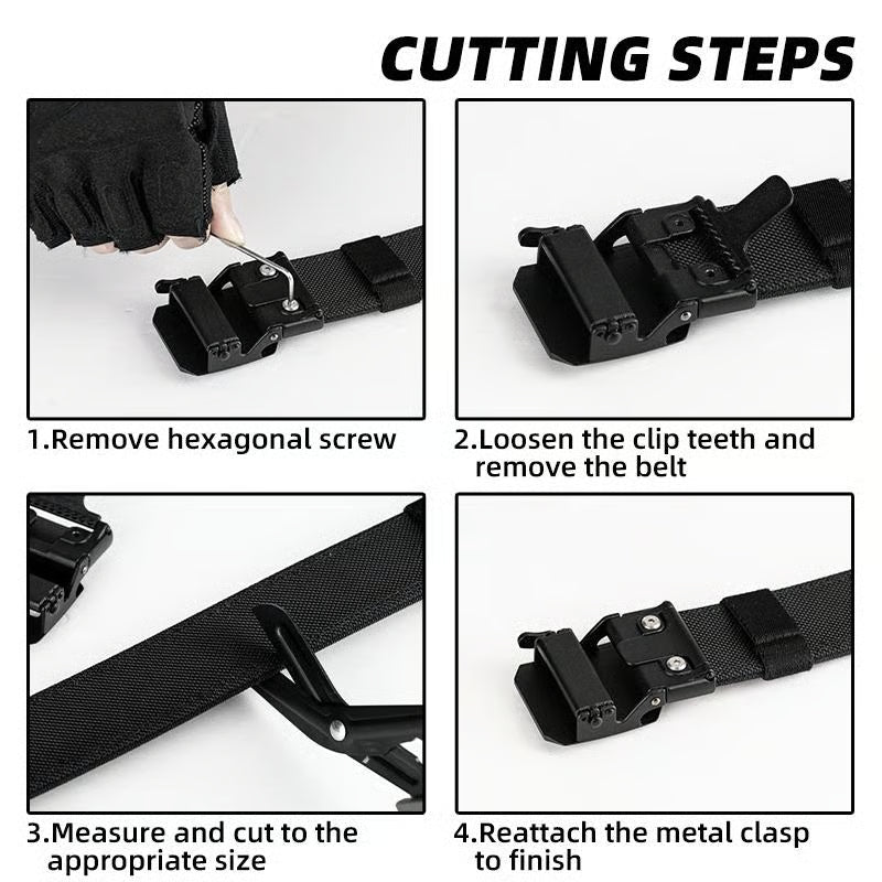 🔥EDC Nylon Ratchet Belt