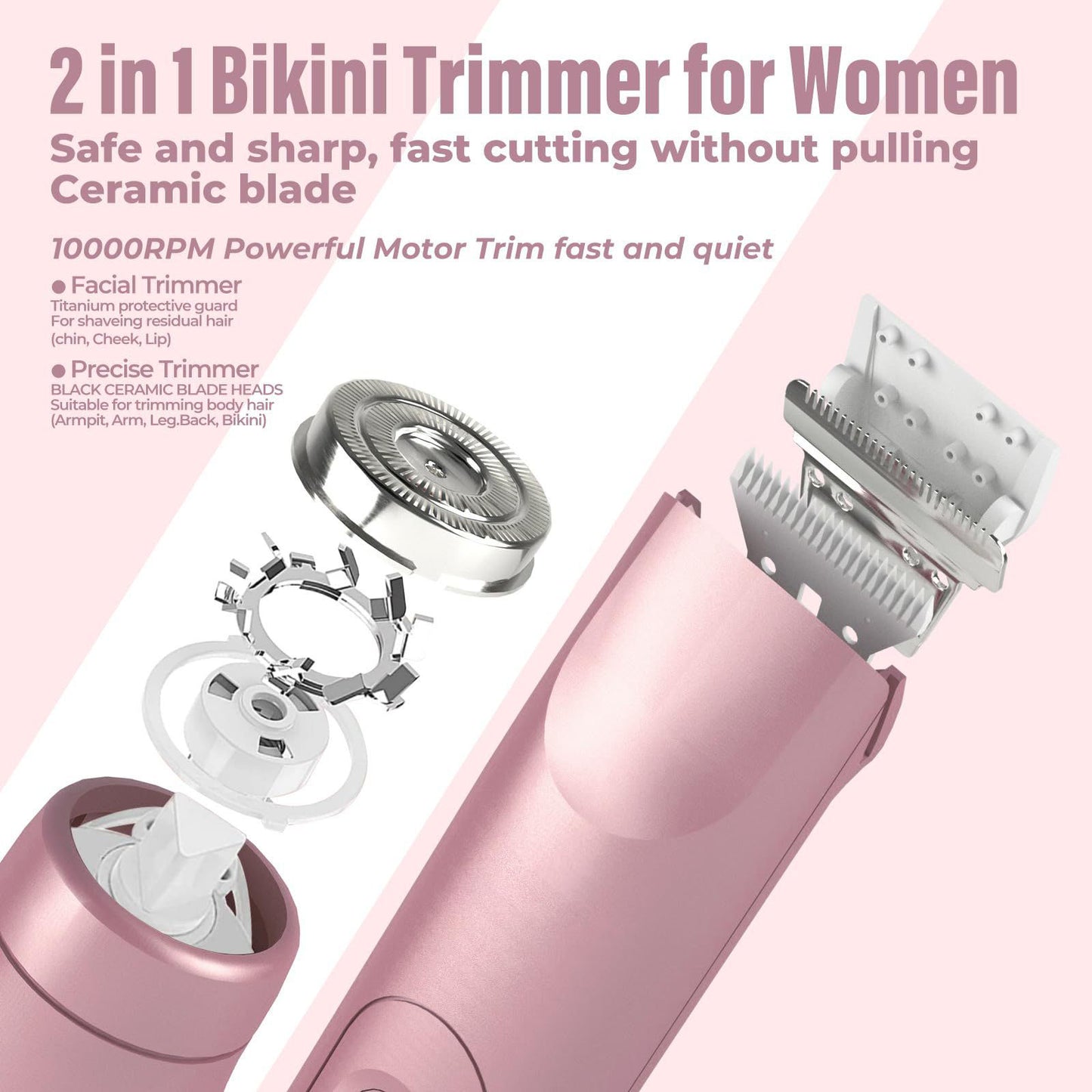 ✨2025 Upgrade🔥2-in-1 Women's Electric Shaver