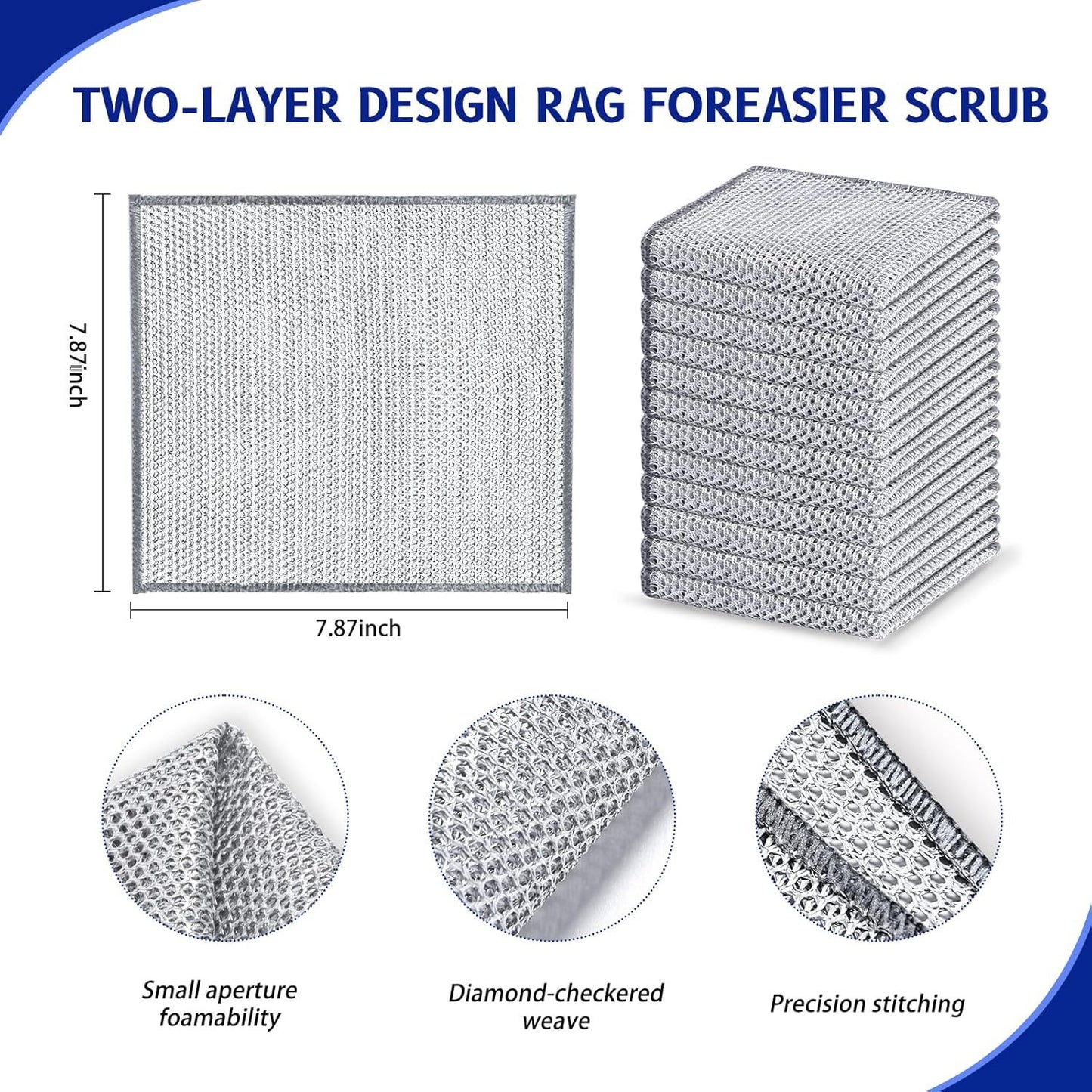 🥳10PCS Multipurpose Wire Dishwashing Rags