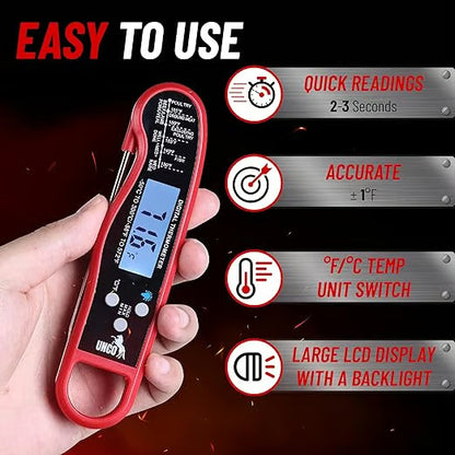 ⏰Final 3-hour Preferential Deal✨Meat Thermometer - Digital Instant Read, Waterproof for Cooking & Baking