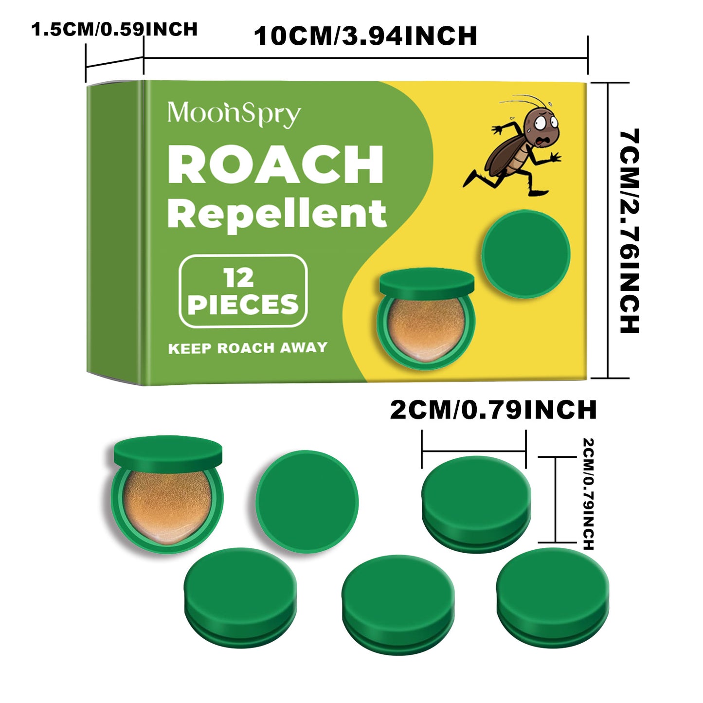 💚🔥Cockroach Killer Powder Gel (Pack of 12PCS)