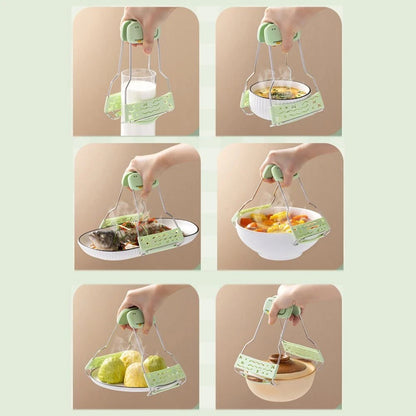 🔥🖐🏻Crocodile Shaped Heat-Resistant Bowl Clips