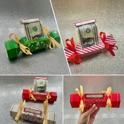2PCS New Christmas Surprise Money Pull Pouch