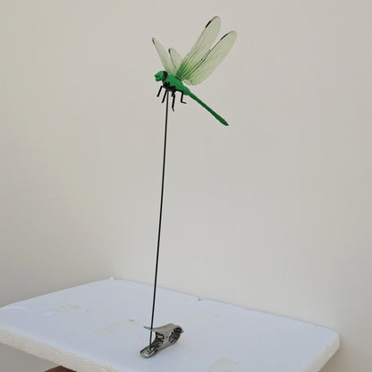 🔥4 PCS Outdoor Fake Dragonfly Rod Clip🐎🌺 for Garden