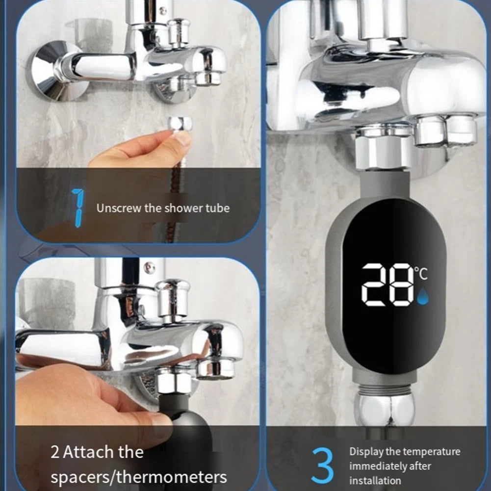 Waterproof LED Shower Thermometer🌡
