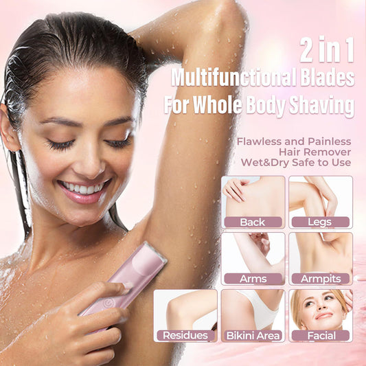 ✨2025 Upgrade🔥2-in-1 Women's Electric Shaver