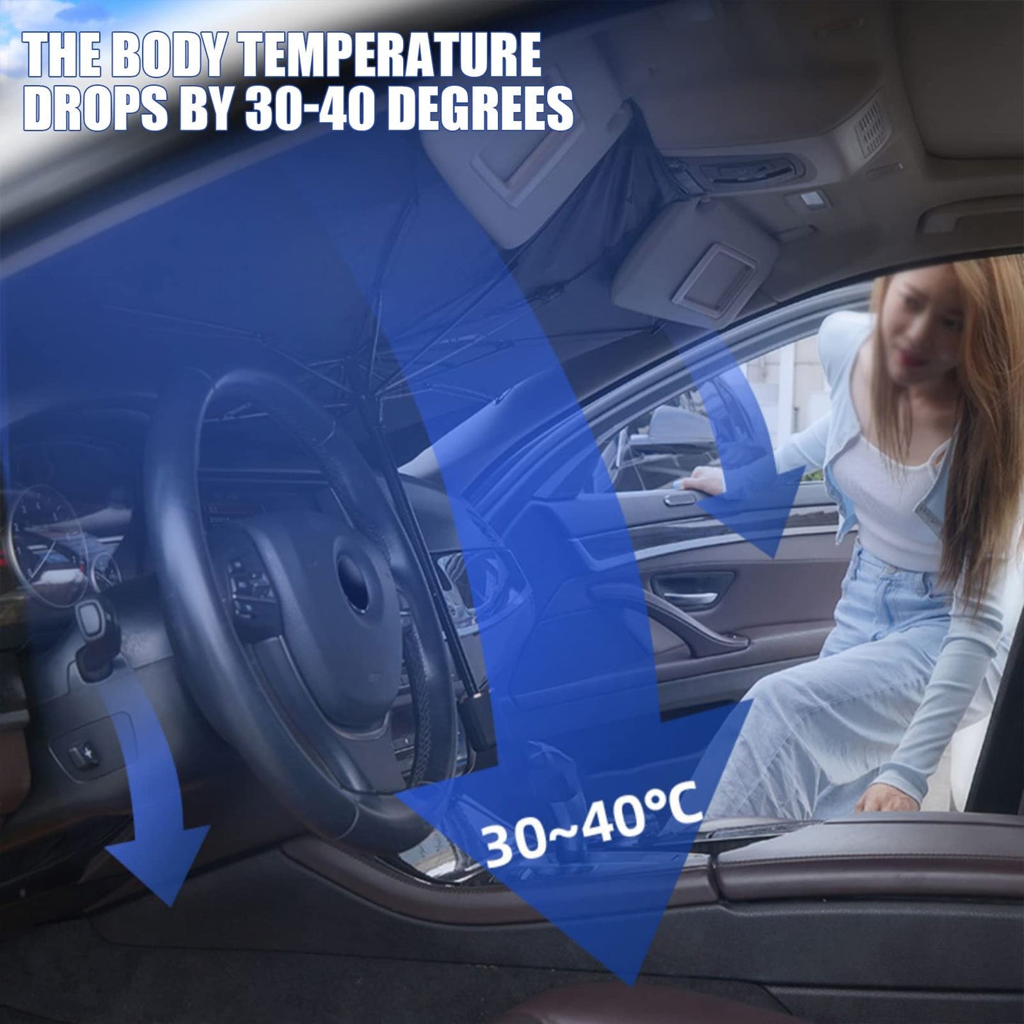 2025 Foldable Anti-UV Windshield Sunshade