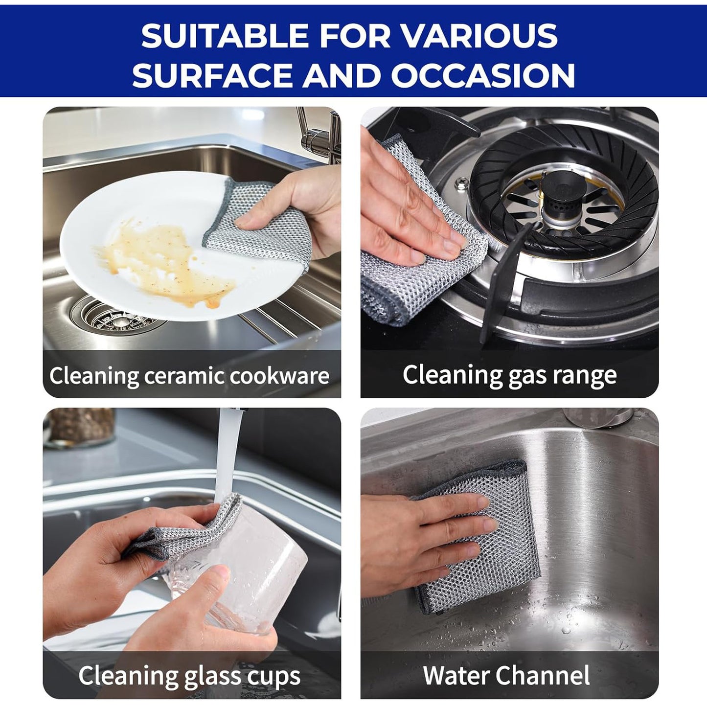 🥳10PCS Multipurpose Wire Dishwashing Rags