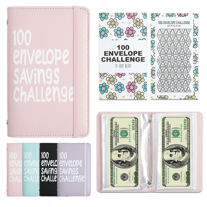 100 Days Money Saving Challenge Coin Envelope Book💵