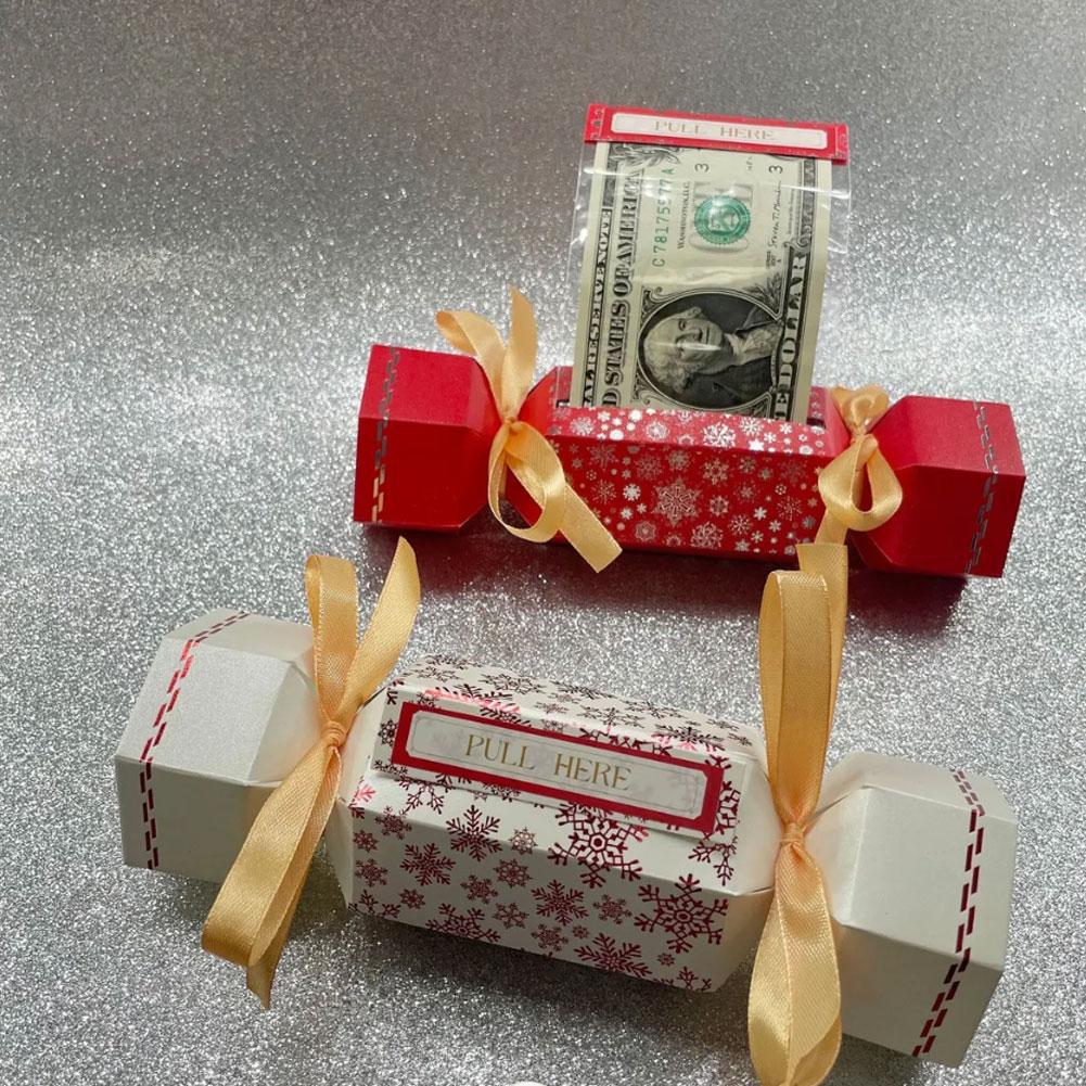 2PCS New Christmas Surprise Money Pull Pouch