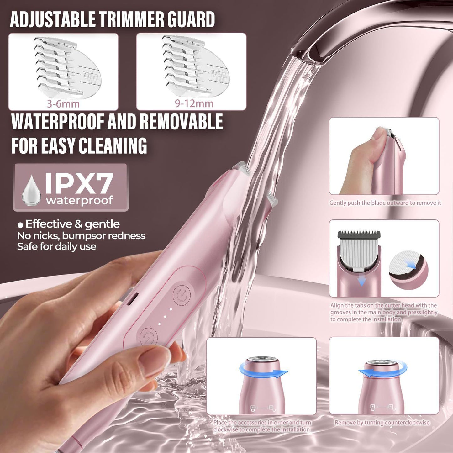 ✨2025 Upgrade🔥2-in-1 Women's Electric Shaver