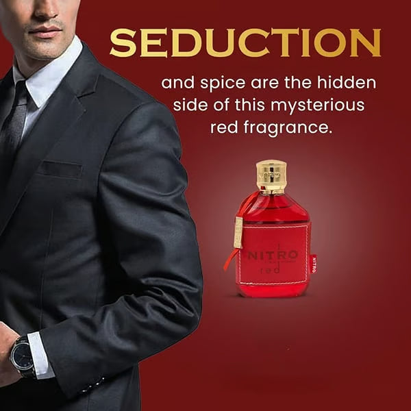 🔥Dumont Nitro Red For Men 3.4 Oz Eau De Parfum Spray