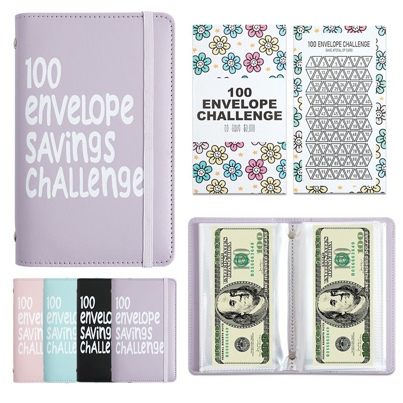 100 Days Money Saving Challenge Coin Envelope Book💵