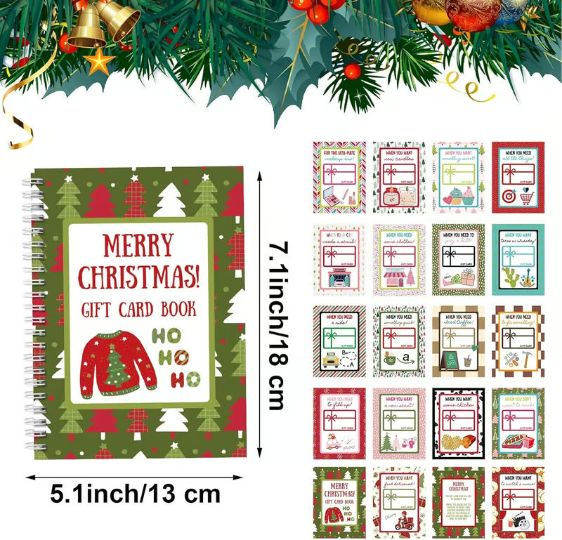 🎅🏼MERRY CHRISTMAS! GIFT CARD BOOK