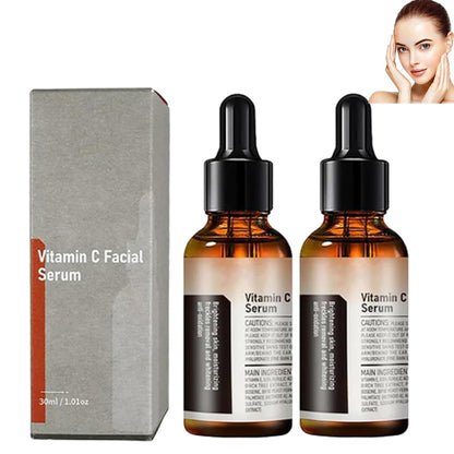 😃Vitamin C Facial Serum Essence, Hydration, Skin Moisturized（30ml）