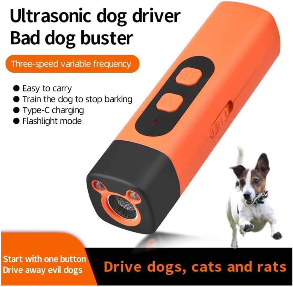 💥Ultrasonic Dog🐕 Bark Deterrent Device🚫  – Humane & Effective Dog Repeller