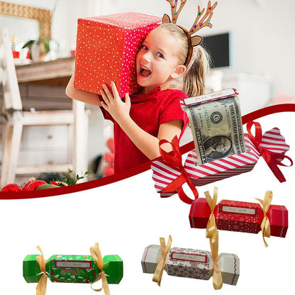 2PCS New Christmas Surprise Money Pull Pouch