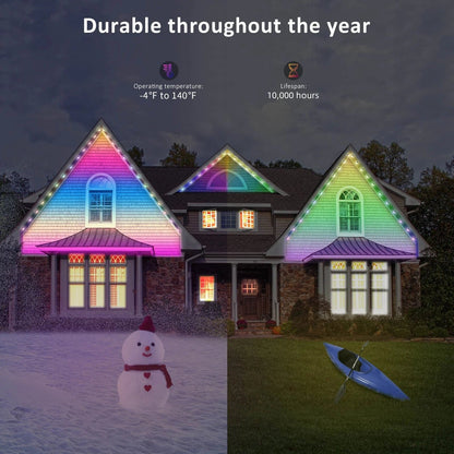 2025 Upgraded Smart Rainbow LED Permanent Outdoor Lights Pro