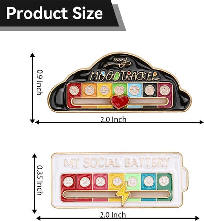Interactive Mood Pins😊