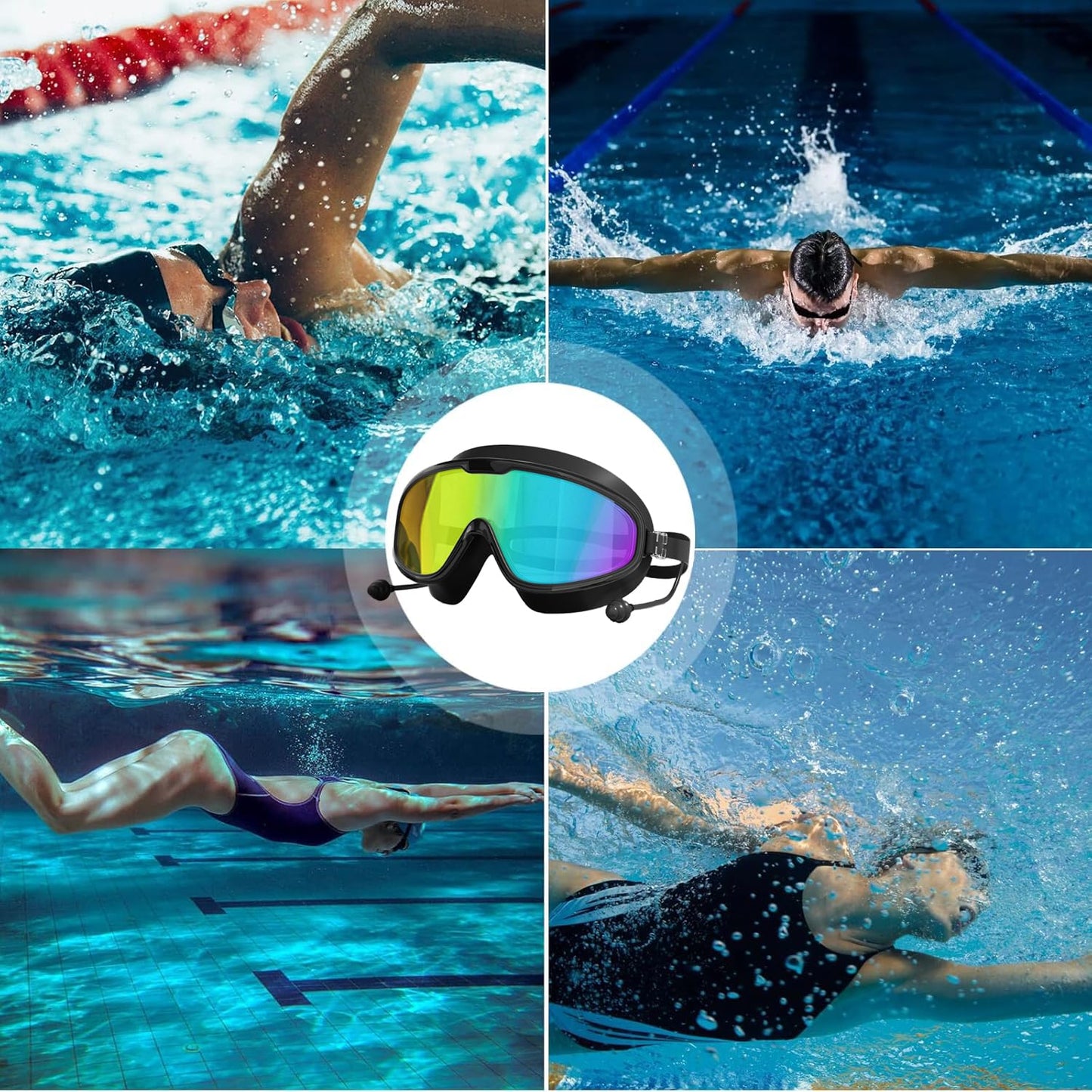 Wide Lens Swimming Goggles🏊‍