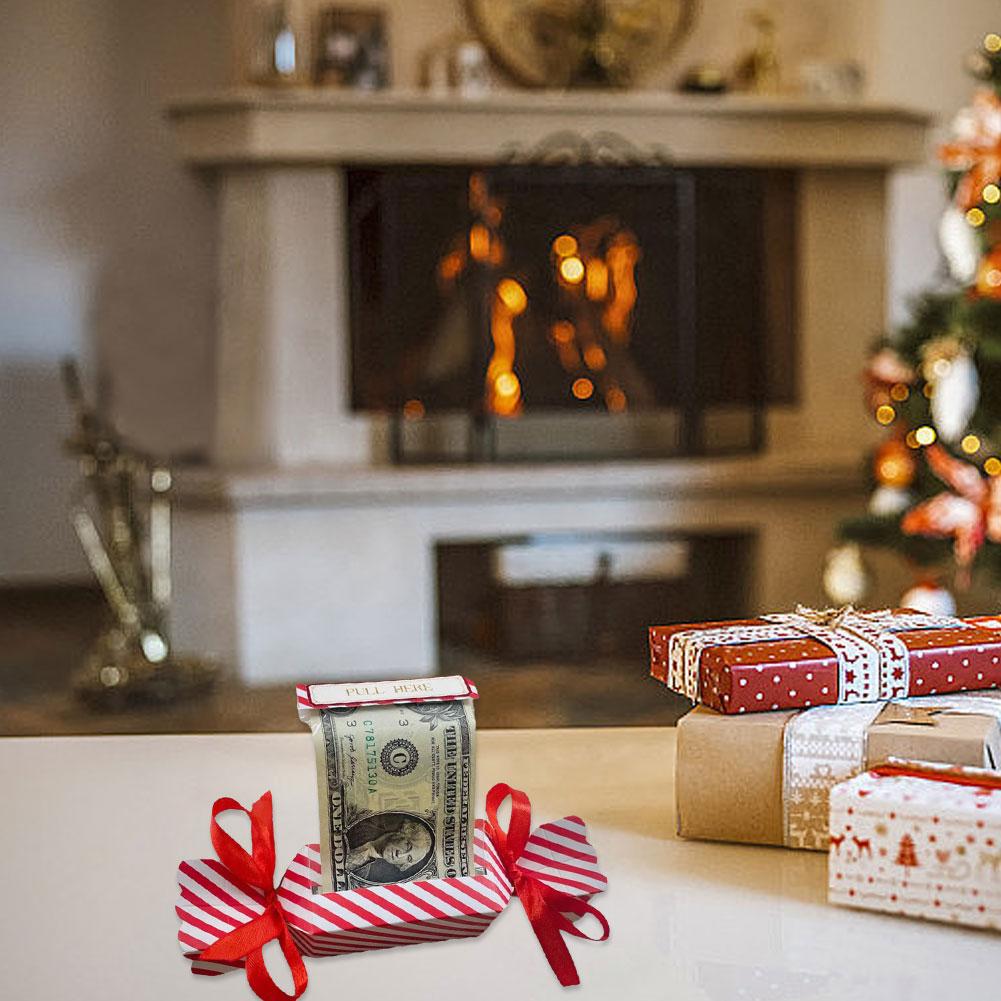 2PCS New Christmas Surprise Money Pull Pouch