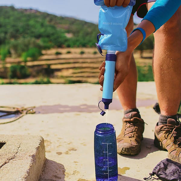 💧Portable Water Filter Straw 🧺Outdoors Water Purifier for Camping, Hiking, Survival, Emergency, Travel