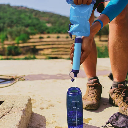 💧Portable Water Filter Straw 🧺Outdoors Water Purifier for Camping, Hiking, Survival, Emergency, Travel