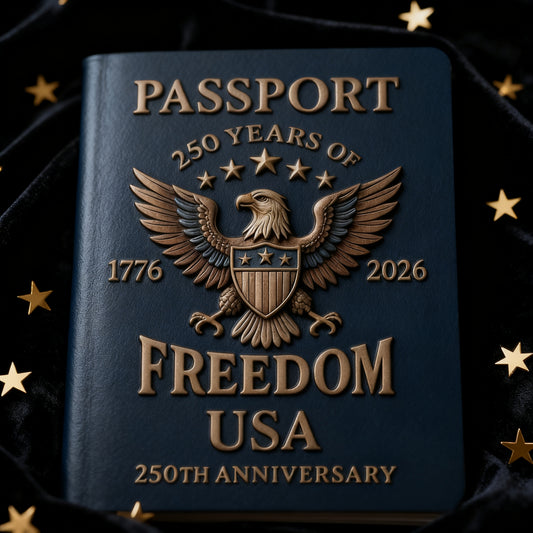 250th Anniversary of Freedom USA Passport Holder
