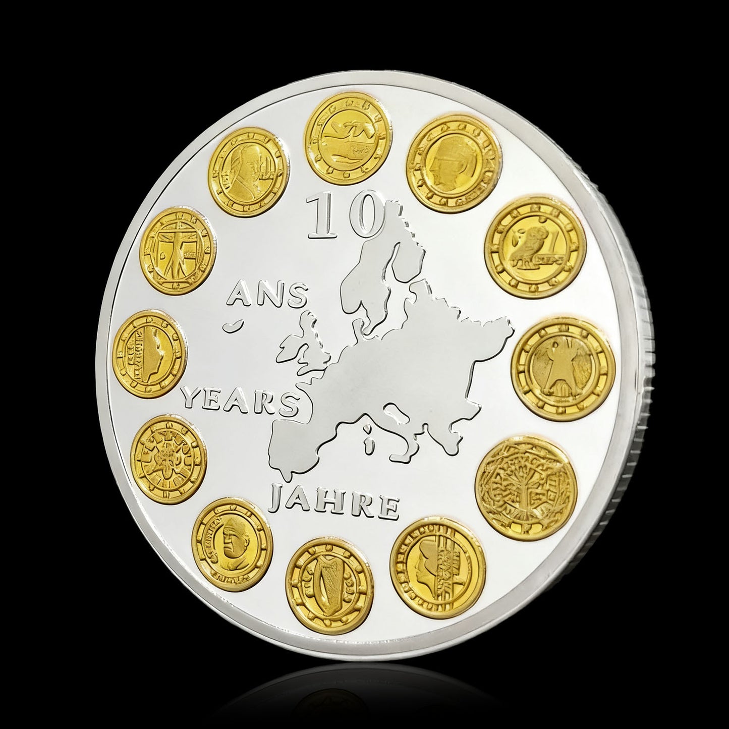 EU 10th Anniversary Commemorative Coin