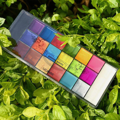 Face and Body Oil Paint Palette - Halloween Makeup Kit